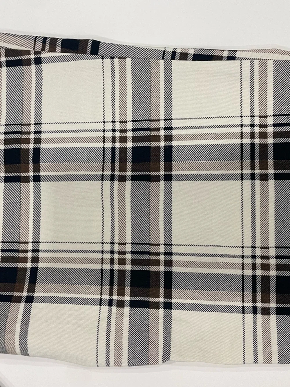 Jules & Leopold Cream, Black and Brown Plaid Pants - Size L - Picture 6 of 6